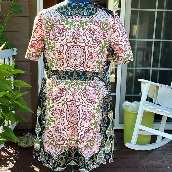 Boden Women’s Short Sleeved Multi Floral Patterned Dress - Picture 4 of 6